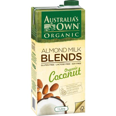 Australias Own Almond And Coconut Milk 1l Woolworths