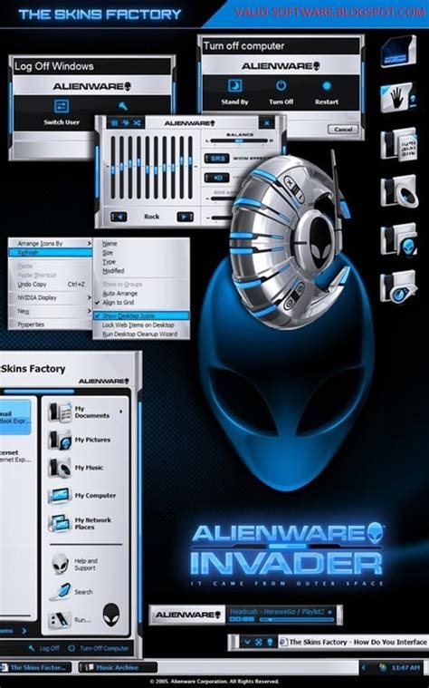 Alienware Invader Theme For Windows 7 Soft Arcive Media