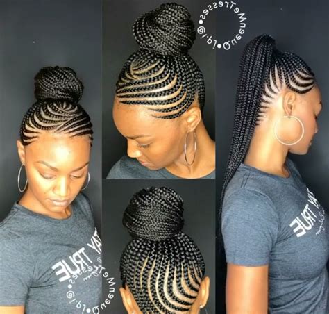 In this photo, you can barely tell they are there. 15 Best Collection of Invisible Cornrows Hairstyles