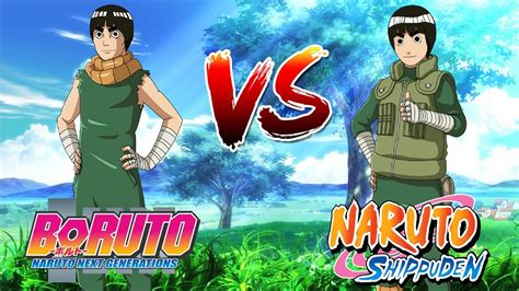 Rock Lee From Naruto Vs Rock Lee From Boruto Who Is Stronger