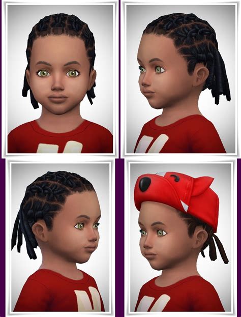 Birksches Sims Blog Cool Braids Toddler