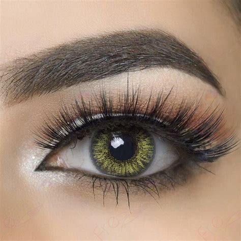 Never miss out with 2 live right now for contact lens king. 3-Tone Gemstone Green Colored Contact Lenses - Lensweets