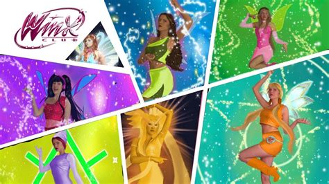 Winx Club In Real Life Winx Club Pajama Cosplay Live Action Winx In