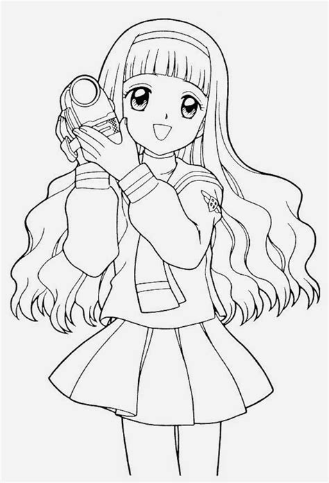 Anime Coloring Pages Online Fcp