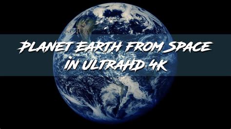 Earth From Space In 10 Days Timelapse In Ultrahd 4k Original Youtube