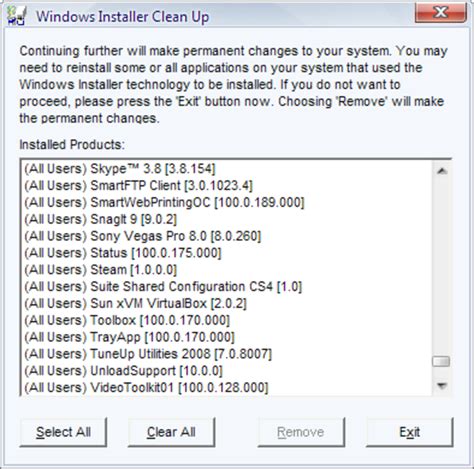 Windows Installer Cleanup Utility Windows Download