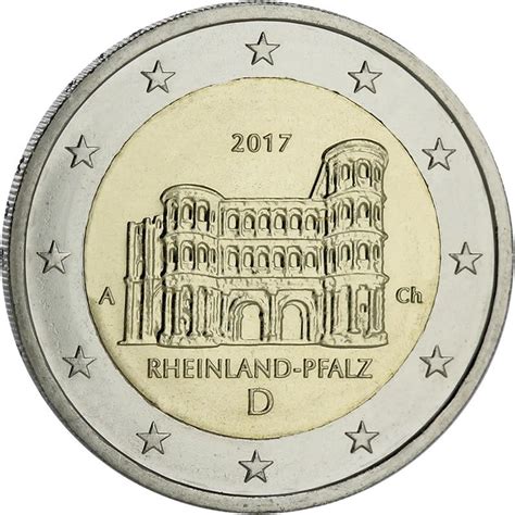 Allemagne Lot De 5 X 2 Euros Commémo Allemagne 2017 Rhénanie