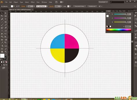 Ai Tips Chia đôi Lấy Nửa Hình Tròn Trong Adobe Illustrator Cs6