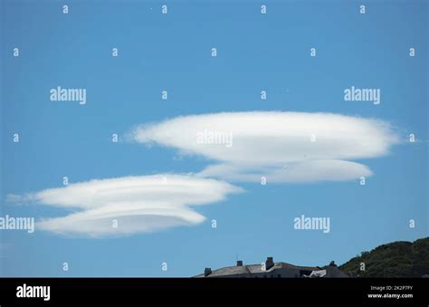 Lenticular Clouds Are Formed When They Are Shaped Into Lens Or Almond