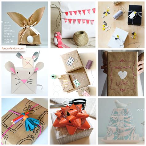 Giftsdetective.com | home of gifts ideas & inspiration for women, men & children. gift wrap round up - Fun Crafts Kids