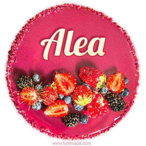 Happy Birthday Alea GIFs Download On Funimada Com