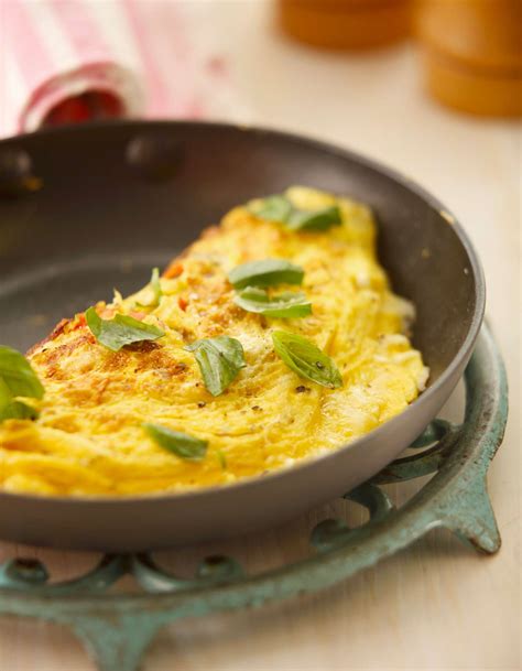 Omelette aux lardons et champignons pour 4 personnes