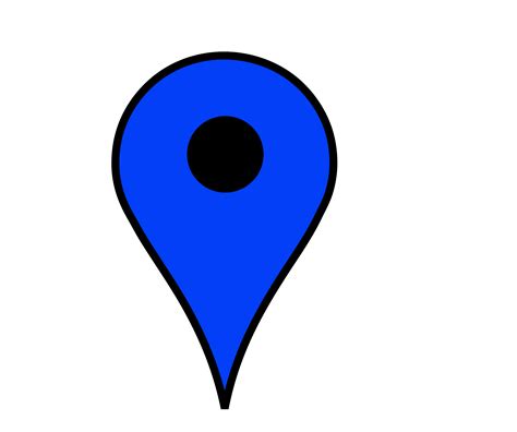 Map Pin Blue Clip Art At Vector Clip Art Online Royalty