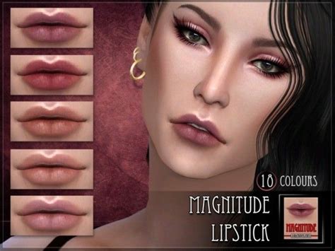 The Sims Resource Magnitude Lipstick By Remus Sirion • Sims 4