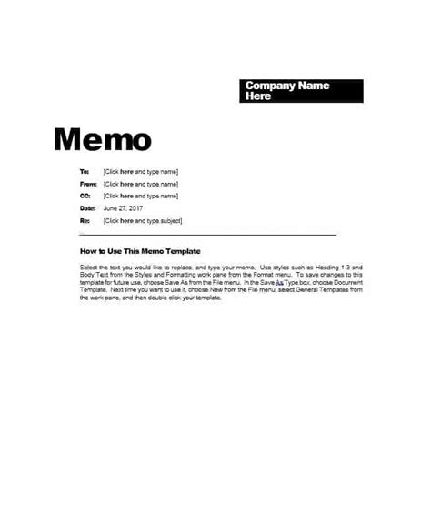 Memo is an abbreviation for memorandum. What Is Memo Format In Word - Resume format