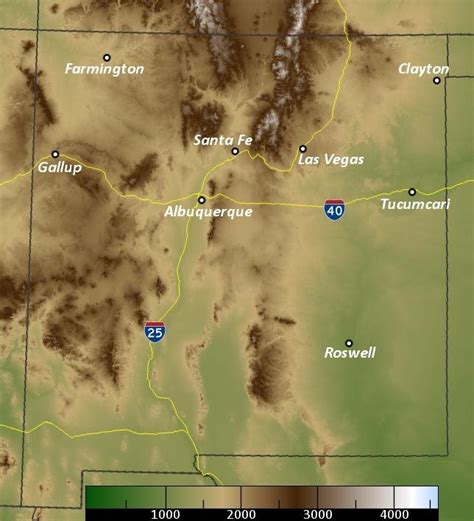 New Mexico Topographic Map Get Map Update