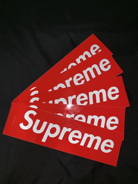 Supreme Supreme Box Logo Stickers Set Of 5 Grailed