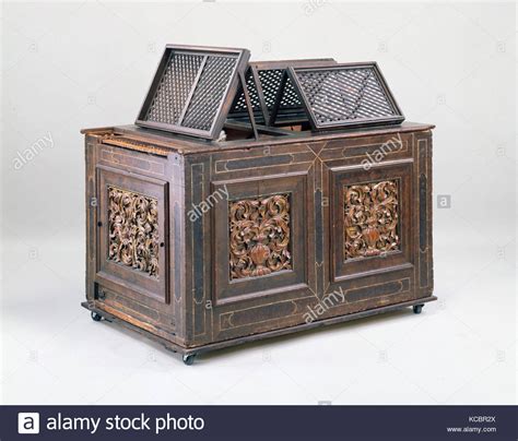 Positive Organ 17th Century Germany German Woods Metal Alloys