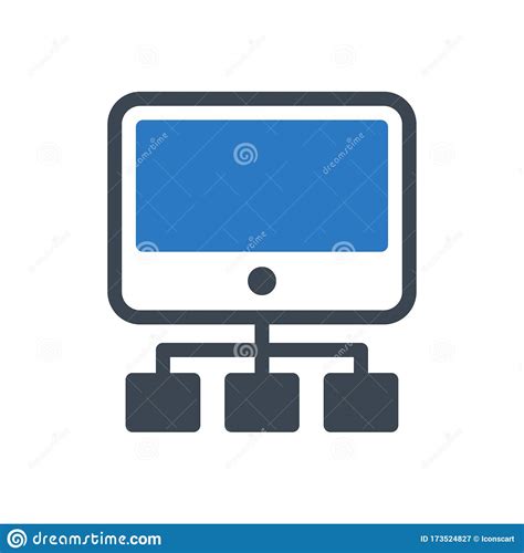 Connection Vector Glyph Color Icon Stock Illustration Illustration Of