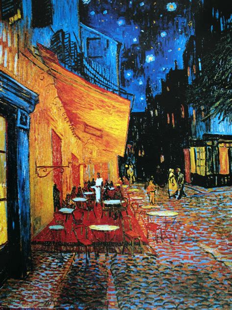 Vincent Van Gogh Poster Cafe Terrace At Night X Cm