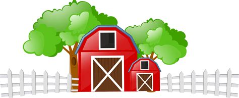 Cattle Farm Livestock Field Clip Art Cartoon Farm Png Download 2308