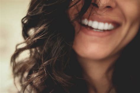 Long Black Haired Woman Smiling Close Up Photography Half Face