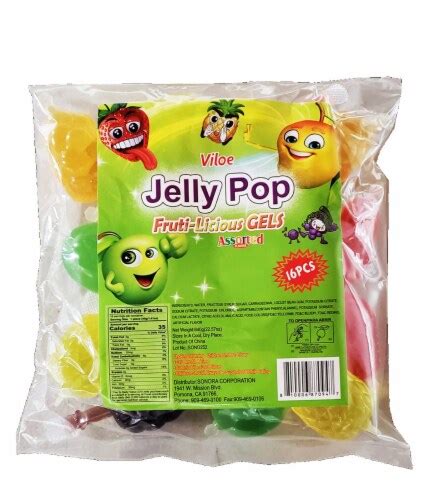Viloe Jelly Pop Fruti Licious Gels 16 Ct Smiths Food And Drug