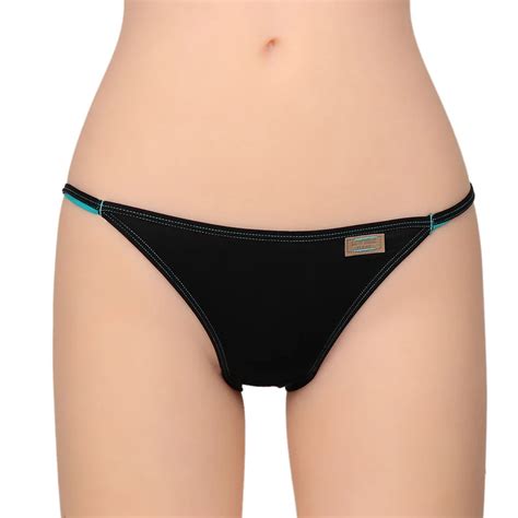 1 Pc Sexy Fashion Lady Panties G String Thongs Cotton Low Waist Briefs Briefs Underwear T Back