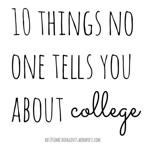 Advice For College Freshmen Part IV 10 Things No One Tells You About
