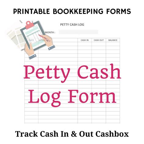 Printable Petty Cash Form Template Classles Democracy