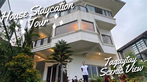 Scenic View Of Taal Tagaytay House Tour House For Rent Staycation House In Tagaytay YouTube