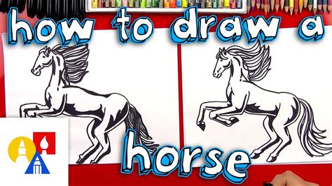 How To Draw A Realistic Horse Part 1 Youtube