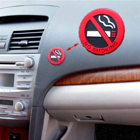 1pcs New Hot Selling Car Styling No Smoking Logo Stickers Car Stickers
