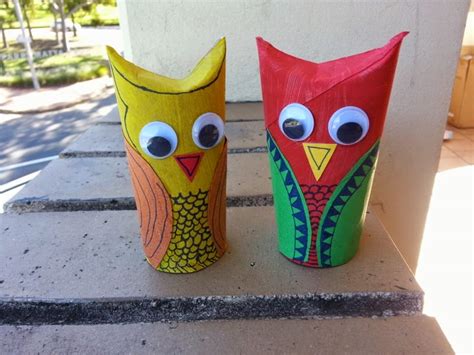 Lifes Little Treasures Toilet Paper Roll Craft Mr And Mrs Owl