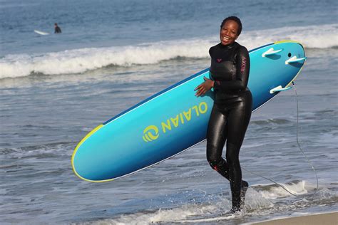 Shelby Tucker Of Black Girls Surf Rides The Waves With Olaian Decathlon