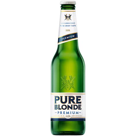 pure blonde stubby 355ml low carb beers