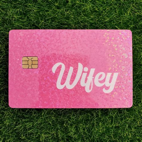 Wifey Credit Card Skin Sparkly Credit Card Skin Credit Card Sticker