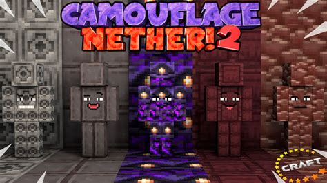 Camouflage Nether 2 By The Craft Stars Minecraft Skin Pack