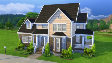 Build a house by using one color only! The Sims 4 Gallery Spotlight: Base Game Houses