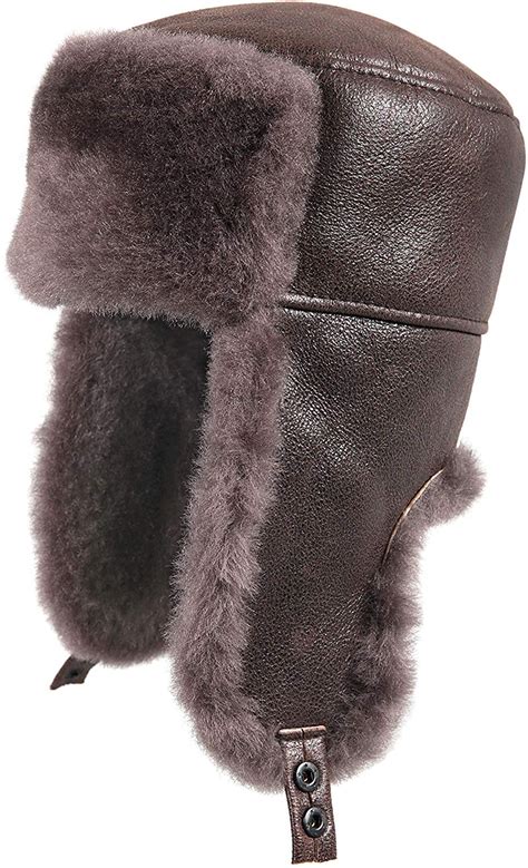 Russian Ushanka Winter Fur Hat Size M