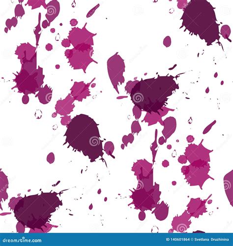 Abstract Watercolor Blobs Colorful Abstract Vector Ink Paint Splats