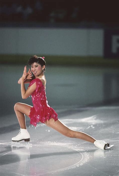 Kristi Yamaguchi Performing An Exhibition During The Goodwill Games In