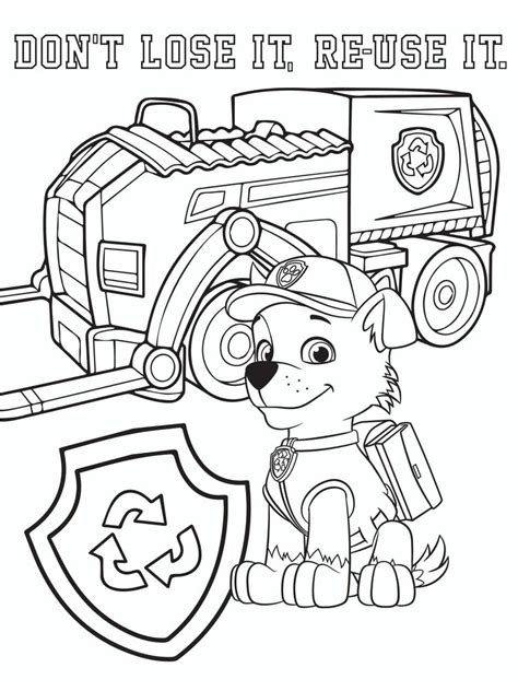 Kids love paw patrol, the characters in these movie very popular among children. Download 281+ Paw Patrol Rocky S Coloring Pages PNG PDF File