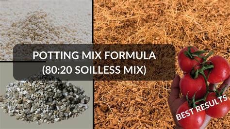 For Best Results: Make your own soilless Potting Mix - YouTube