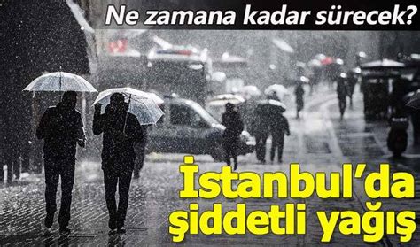 İstanbul Yağmura Teslim Oldu