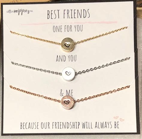 Heart Personalized Best Friend Necklace Heart Necklace T Etsy In 2020 Friend Necklaces