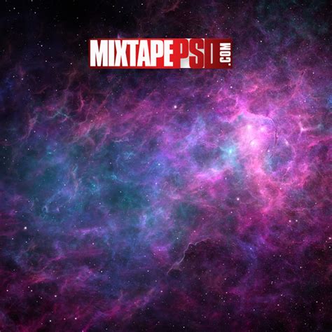 Colorful Space Background 2 Mixtapepsdscom