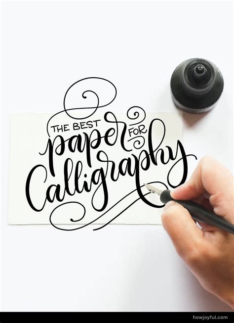 The Best Calligraphy Paper For Beginner Practice And Final Projects