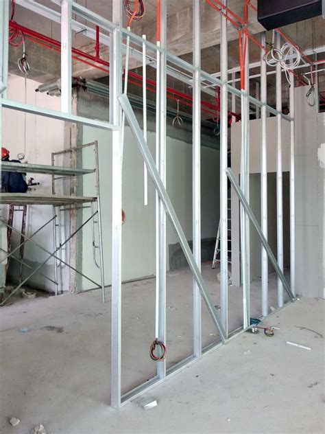 Metal Stud Wall Framing Plasterer Central Coast Plasterboard Partition