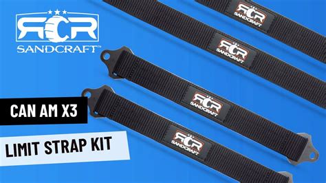 Sandcraft Diy Installation Limit Strap Kit 2020 Can Am X3 Youtube